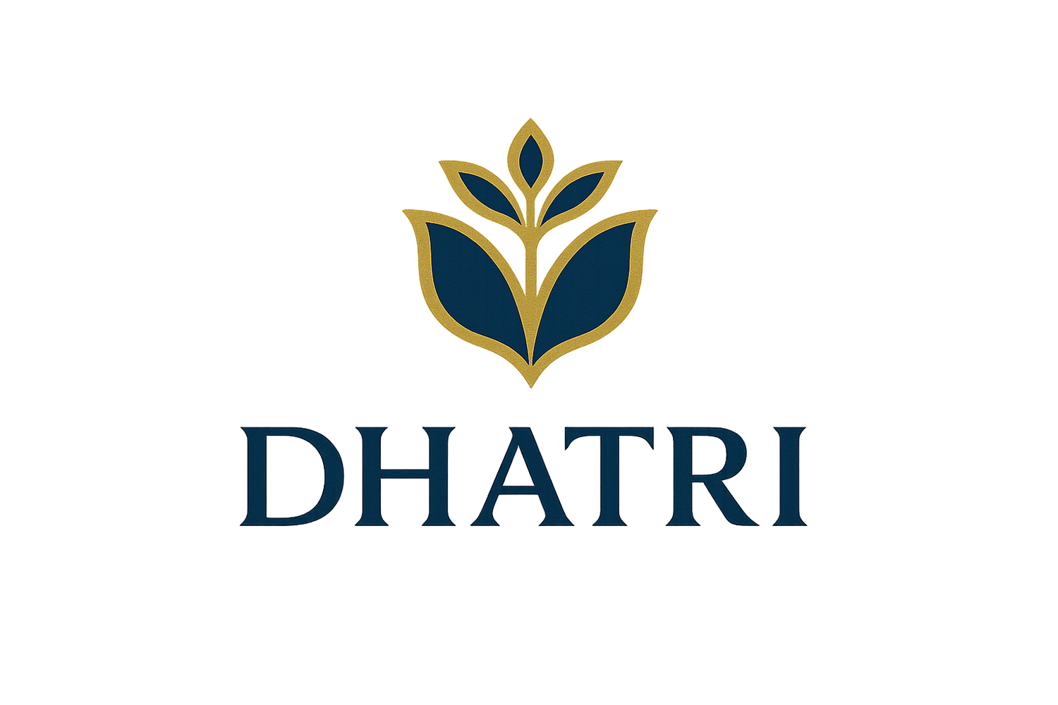A great logo of dhatri brand 